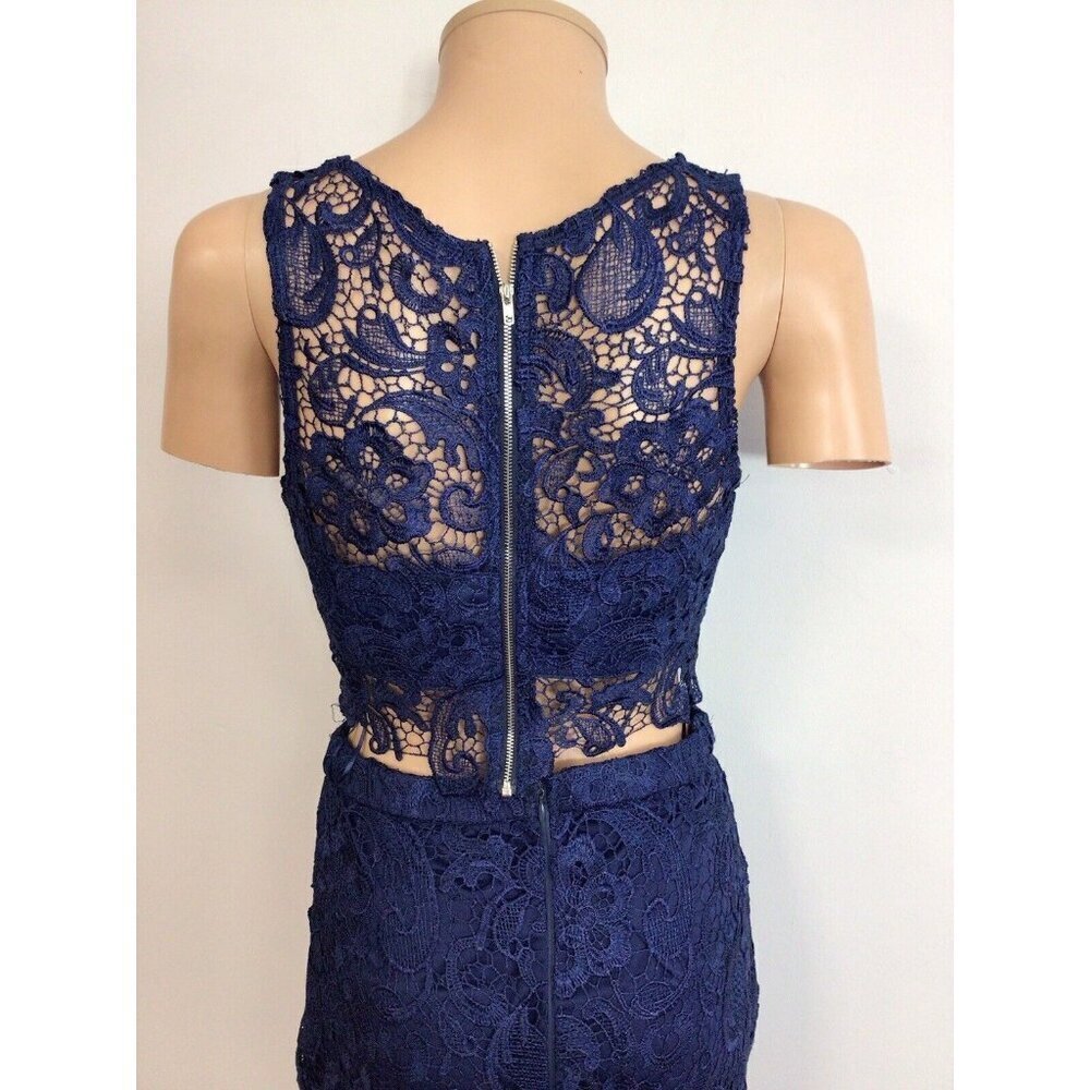 Maniju Prom Dress 2 Piece Crop Womens Medium - Picture 5 of 8